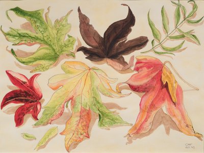 Hojas de otoño, 1993 de Carolyn Hubbard Ford