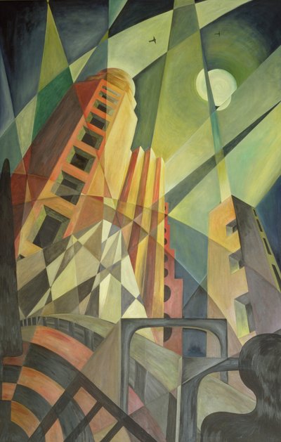 Ciudad en fragmentos de luz de Carolyn Hubbard Ford