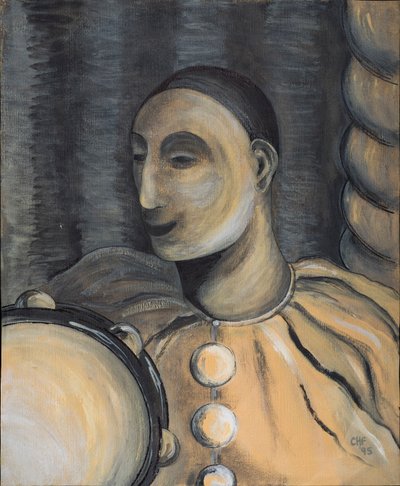 Payaso con pandereta, 1995 de Carolyn Hubbard Ford
