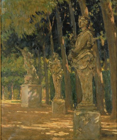 Carrefour al final del Tapis Vert, Versalles de Carroll Beckwith