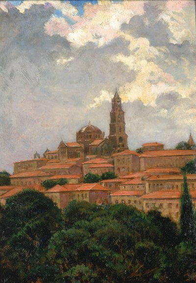 Catedral en Le Puy, 1911 de Carroll Beckwith