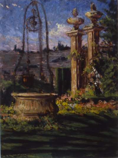 En los jardines de Villa Palmieri de Carroll Beckwith