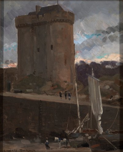 La Tour de Solidor en St. Severin, Normandía de Carroll Beckwith