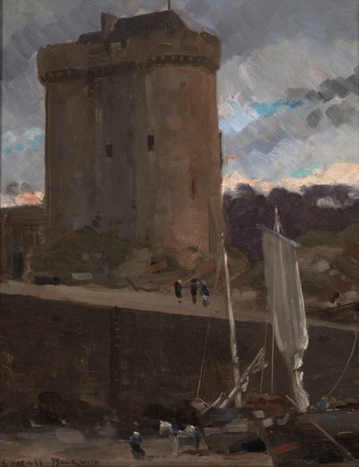 La Torre de Solidor en St. Severin, Normandía, ca. 1877 de Carroll Beckwith