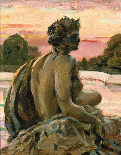 Una de las figuras en el Parterre d