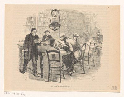 Sala de lectura de una biblioteca
Les rats de bibliothèque (título en el objeto) de Carter