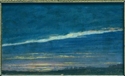 Tarde de Caspar David Friedrich