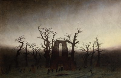 La abadía en el robledal de Caspar David Friedrich