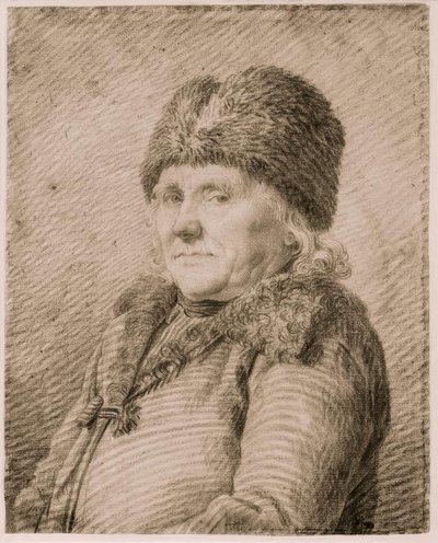 Retrato del padre Adolph Gottlieb Friedrich de Caspar David Friedrich