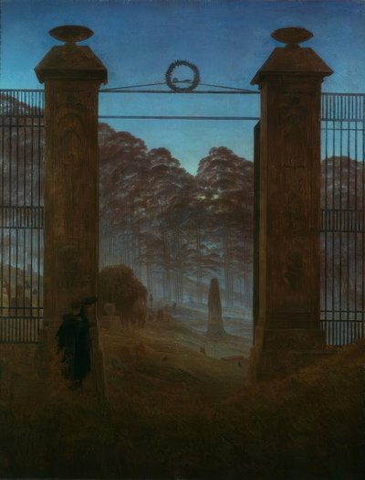 El cementerio de Caspar David Friedrich