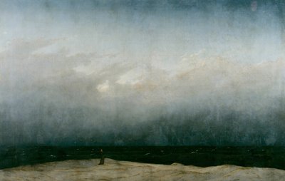 El monje junto al mar de Caspar David Friedrich