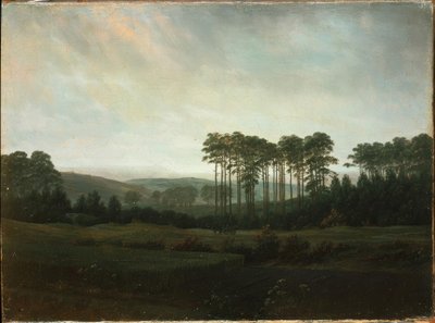 La tarde de Caspar David Friedrich