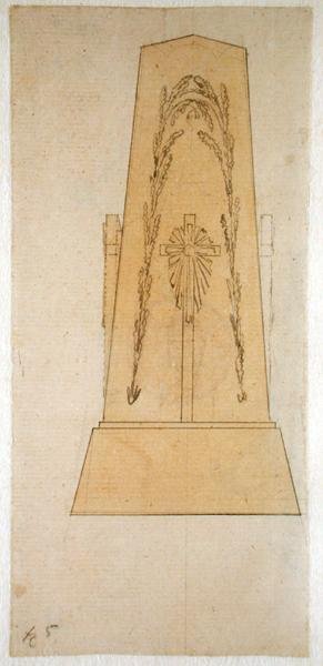 Diseño para un Monumento de Caspar David Friedrich