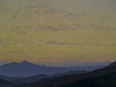 Alemán: The Giant Mountains Montañas gigantes de Caspar David Friedrich