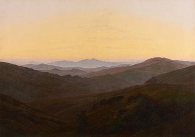 Alemán: The Giant Mountains Montañas gigantes de Caspar David Friedrich