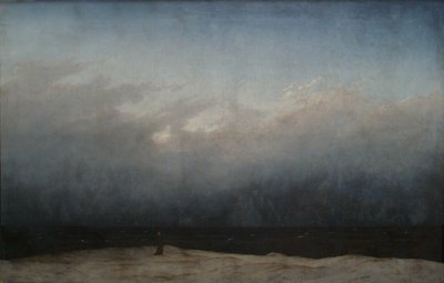 Alemán: Der Mönch am Meer El monje junto al mar de Caspar David Friedrich