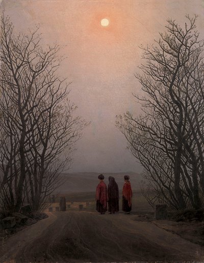 Alemán: Ostermorgen Easter Morning de Caspar David Friedrich