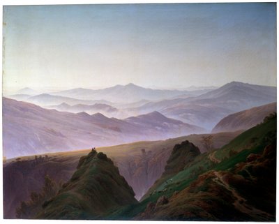 Mañana en las montañas, antes de 1823 de Caspar David Friedrich