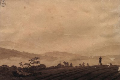 Mañana de niebla de Caspar David Friedrich