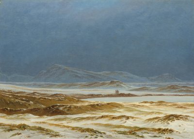 Paisaje del norte, primavera, c. 1825 de Caspar David Friedrich