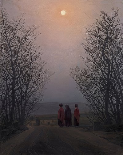 Ostermorgen. Um 1828-35 de Caspar David Friedrich