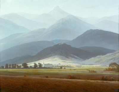 Paisaje de los Montes Gigantes de Caspar David Friedrich