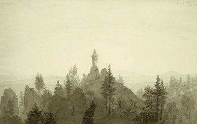 Estatua de la Virgen de las Montañas de Caspar David Friedrich