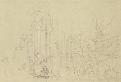Estudio para Invierno de Caspar David Friedrich