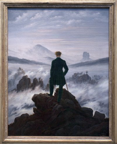 El caminante sobre el mar de niebla, c.1817 de Caspar David Friedrich