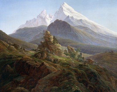 El Watzmann de Caspar David Friedrich