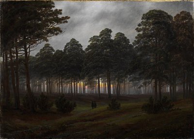 Las horas del día: La tarde, 1821-1822 de Caspar David Friedrich