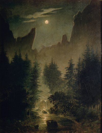 Uttewalder Grund de Caspar David Friedrich