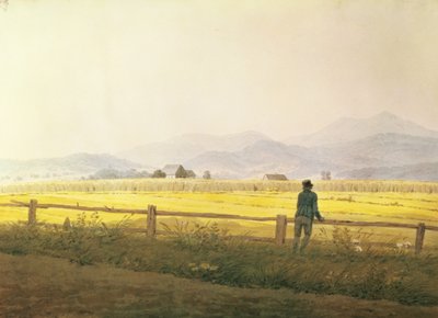 Vista de Schmiedebergerkamm, c.1837 de Caspar David Friedrich