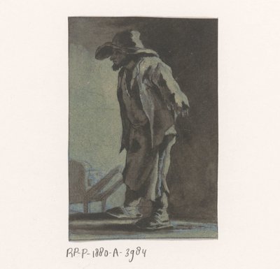 Wanderer en una carretilla de Caspar Jacobsz. Philips