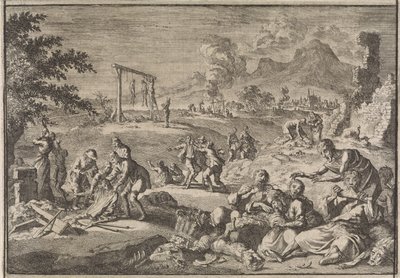 Hambruna en Alemania, 1637 de Caspar Luyken (attributed to)