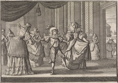 Educación de Balthazar Karel, el hijo mayor del rey Felipe IV, 1642 de Caspar Luyken (attributed to)