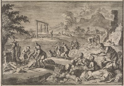La hambruna en Alemania, 1637, 1701 de Caspar Luyken