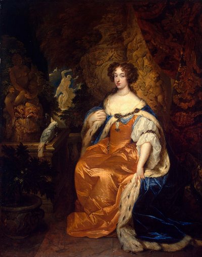 Retrato de la Reina María II de Inglaterra, 1662-1694, 1683 de Caspar Netscher