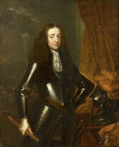 Retrato de Guillermo III (1650-1702), Príncipe de Orange y desde 1689, Rey de Inglaterra de Caspar Netscher