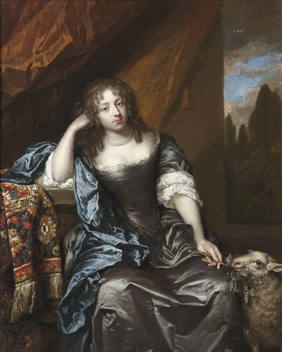 Retrato de una mujer desconocida de Caspar Netscher