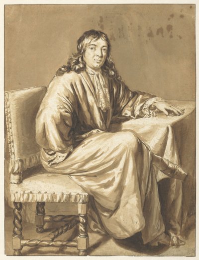 Retrato de Cornelis de Man de Caspar Netscher