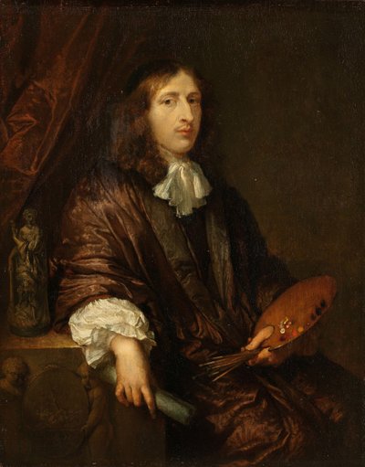 Autorretrato, c. 1670 de Caspar Netscher