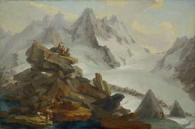 El glaciar Lauteraar de Caspar Wolf