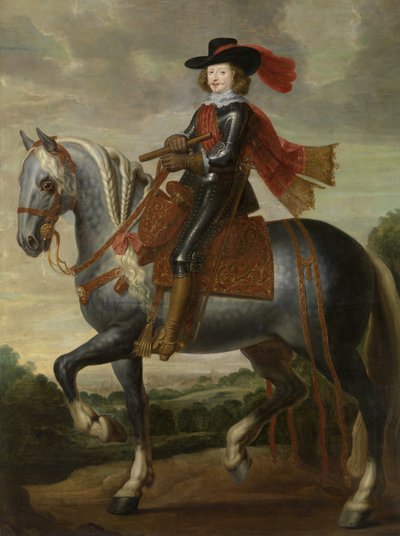Retrato ecuestre del Cardenal-Infante Fernando de Austria, Primer tercio del siglo XVII de Caspar de Crayer