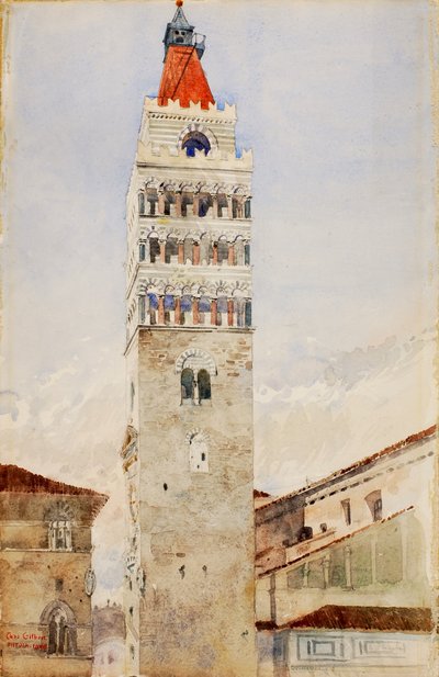 Torre de la Catedral, Pistoia, Italia de Cass Gilbert