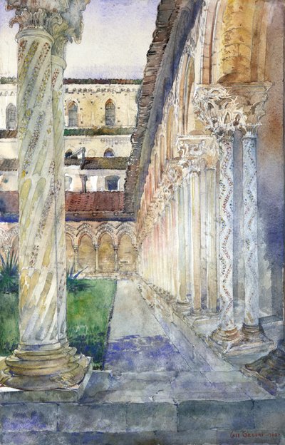 Catedral de Monreale, Sicilia, 1902 de Cass Gilbert