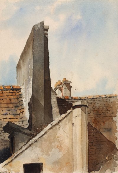 Barrio Latino, París, 1880 de Cass Gilbert