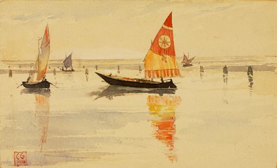 Veleros en Venecia, 1898 de Cass Gilbert