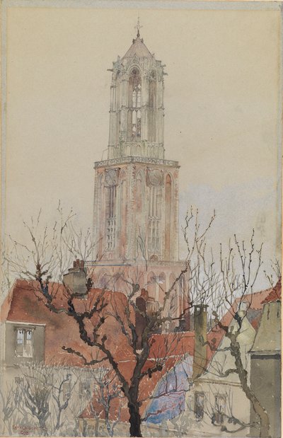 Torre de la Catedral de Utrecht, Holanda de Cass Gilbert