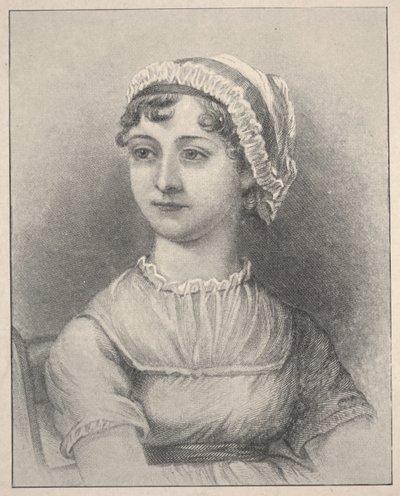 Jane Austen (grabado) de Cassandra (after) Austen